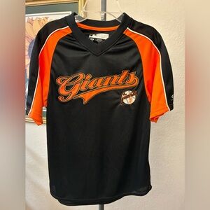 Genuine Merchandise Kids San Francisco Giants Black & Orange Jersey Tee